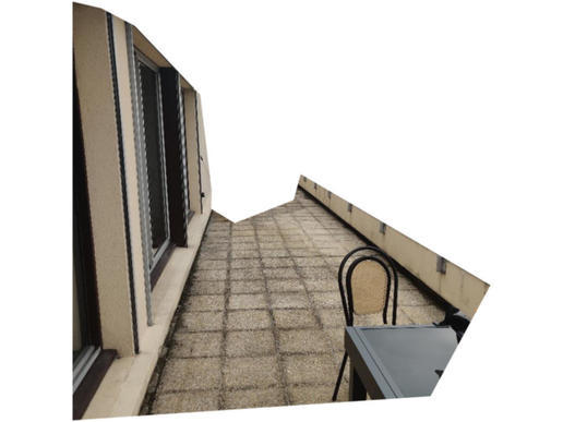 Pose de dalle sur balcon terrasse gravillonne d'appartement - 1