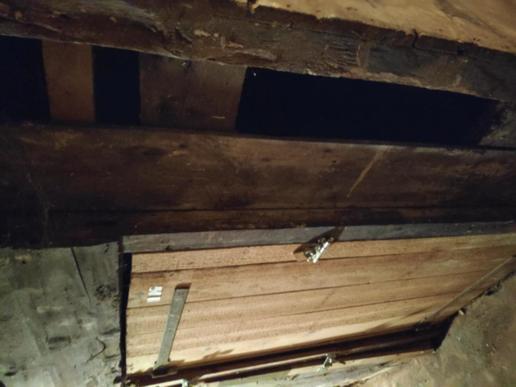 Rnovation cave en bois en parpaing avec porte et sol bton ou ciment - 1