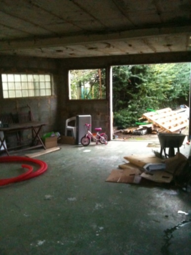 Demolition partielle d'un garage - 1