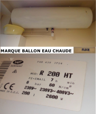 Fourniture et remplacement d'un balon d'eau chaude - 1