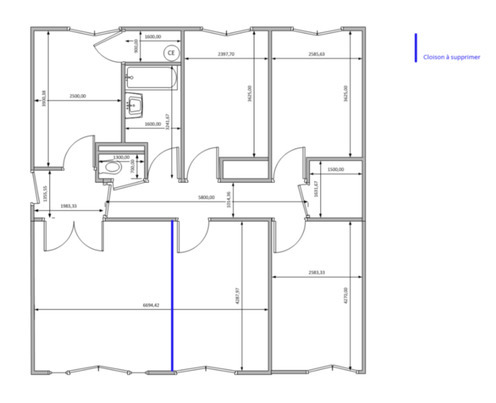 Rnovation appartement 84m (murs  sols  plafonds  un peu de plomberie) - 1