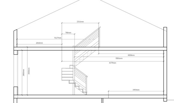 Abattre un mur porteur en machefer + création de 2 trémies - 5