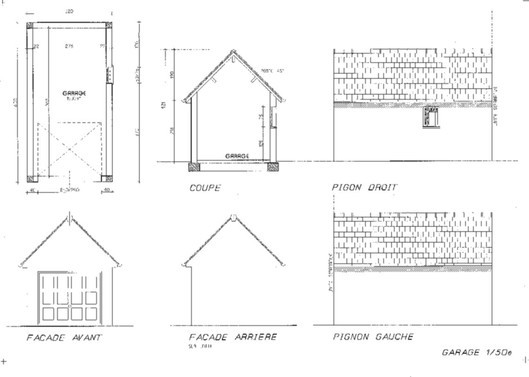 Construction d'un garage - 1