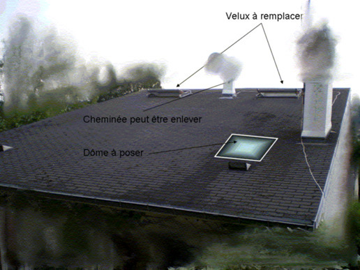 Rnovation toiture shingle par remplacement du shingle ou pose de surtoiture lgre - 1
